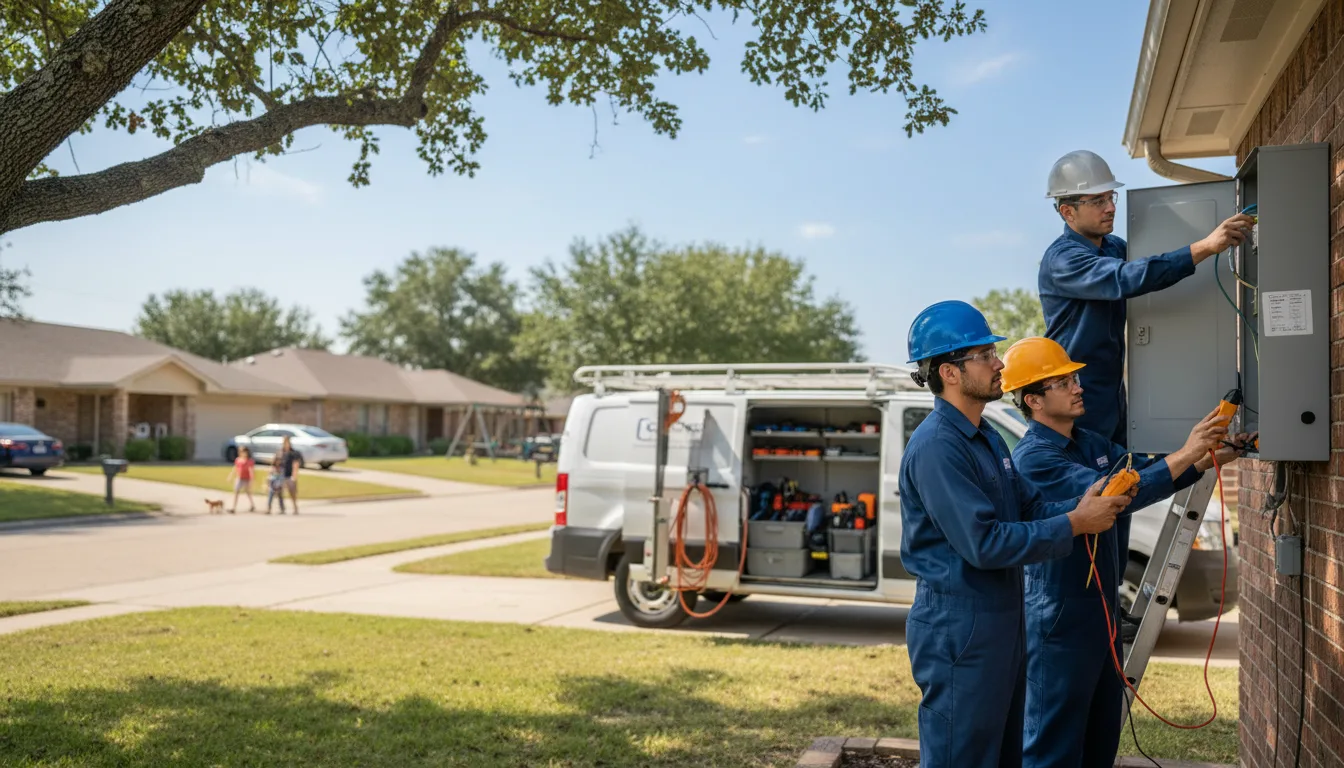 Certified electrician providing emergency electrical services in Jasper, AR